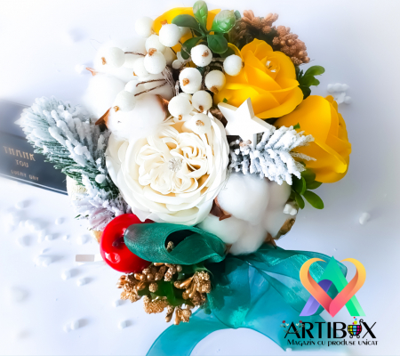 Aranjamente florale - Aranjament cu flori nemuritoare