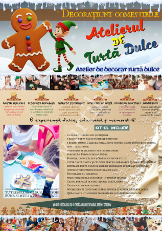 Ateliere creative si educationale - Atelier de decorat turta dulce - Decoratiuni comestibile