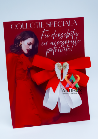 Accesorii dama - Brosa eleganta funda pentru camasi si rochite - Aripi de inger
