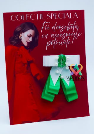 Accesorii dama - Brosa eleganta funda pentru camasi si rochite - Pearl