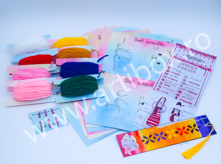 PRODUSE EDUCATIONALE - Set creativ de cusut - Sa invatam sa coasem!