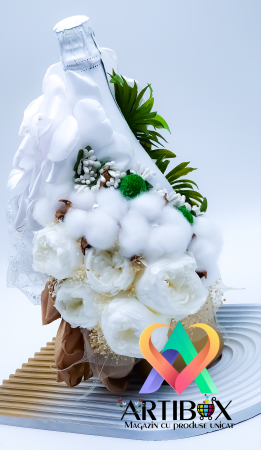 Cadou pentru evenimente deosebite cu flori criogenate - 7 piese decorative [6]