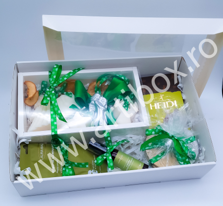 Cadou Secret Santa - Set lumanari parfumate decorative, crema si masca iluminanta [2]