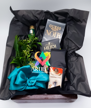 Craciun 2024 - Cadouri Elegante in cutie de lemn Colectia Selectii - Man Gift
