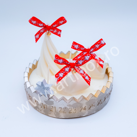 Calendar Advent - Lumanari decorative, model antichizat [1]