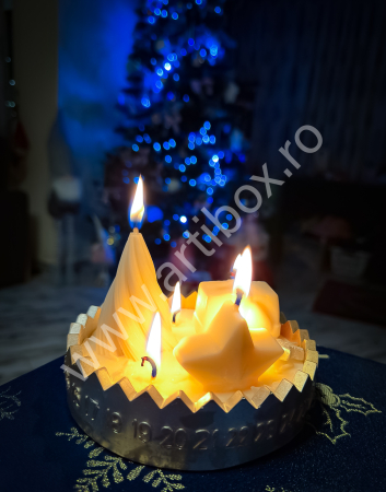 Calendar Advent - Lumanari decorative, model antichizat [1]