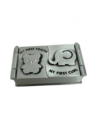 Tava si Accesorii 1 An - Caseta din antimoniu pentru primul dinte si prima suvita