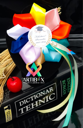 Cocarde personalizate pentru absolvire - Model Multicolor [4]