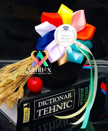 Cocarde personalizate pentru festivitate cresa/gradinita - Model Multicolor [4]