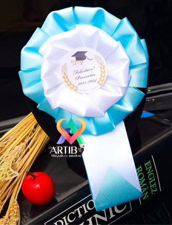 Cocarde personalizate pentru absolvire - Model Blue [1]