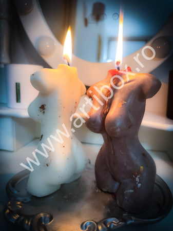 Lumanari ceara de soia - Corp stilizat - Lumanare decorativa din ceara de soia