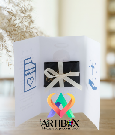 Cruciulite pentru botez deosebite, felicitare cu rugaciune si cadou din partea nasilor [3]