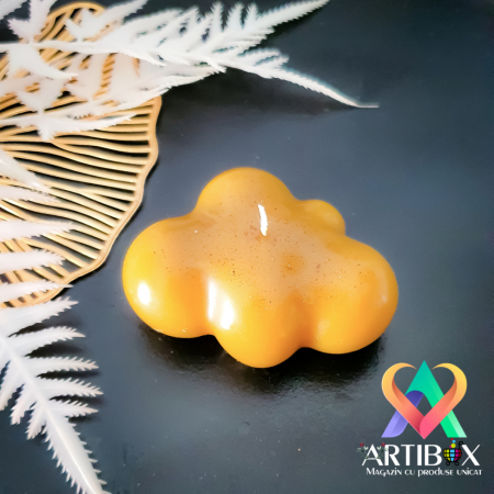Lumanari ceara naturala - Norisor - Lumanare decorativa din ceara naturala de albine, turnata manual