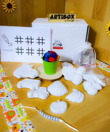 Artibox cutii senzoriale - Artibox cutie mica - figurine ipsos