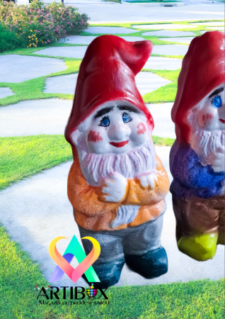 DECORATIUNI GRADINA - Figurine decorative pentru gradina - Piticul Intelept