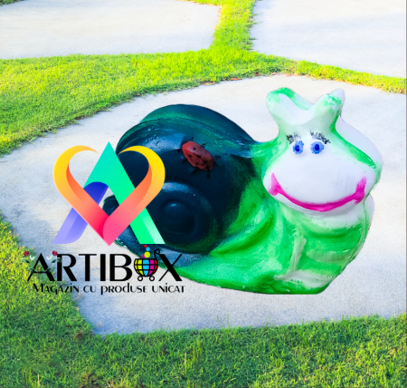 Figurine decorative pentru gradina - Melc colorat [1]