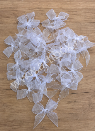 Fundite decorative - Fundite din organza 2 cm - Handmade