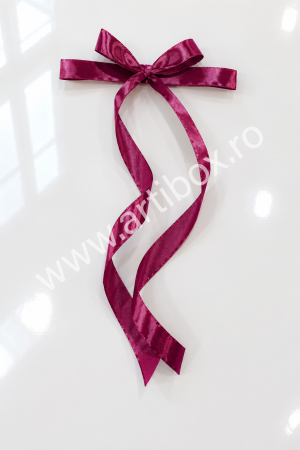 Fundite din satin pentru decor de nunta si evenimente  | Fundita 11 cm cu capete lungi  | Funde decorative [2]