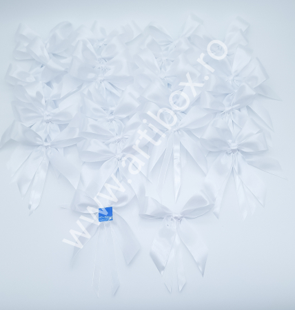 Accesorii Fundite - Fundite duo din satin cu banda adeziva buretata - realizate handmade