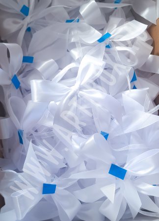 Fundite din satin si organza cu banda adeziva buretata - realizate manual [3]