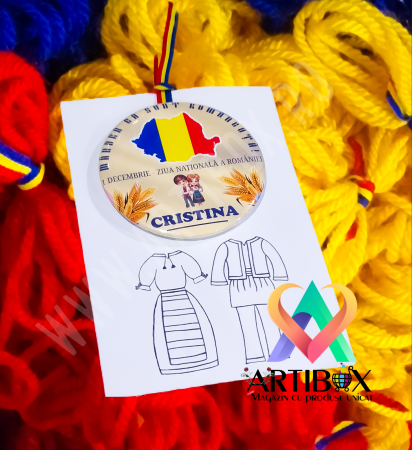 Insigna personalizata 1 Decembrie - Ziua Nationala a Romaniei [1]