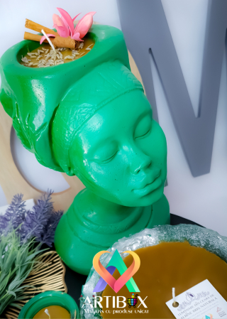 Lumanare decorativa in vaza Original Africana Mystic [3]