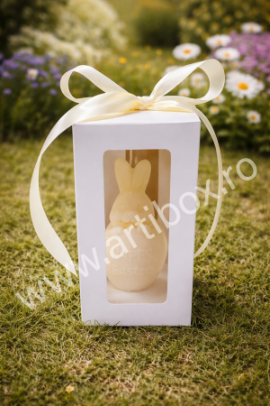 Lumanare decorativa parfumata Iepuras de Paste - Happy Easter - Velvet Rose & Oud [1]