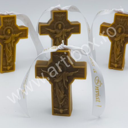 Lumanari ceara de soia - Lumanare decorativa pentru masa de Paște parfum Mystic Frankincense Myrrh 