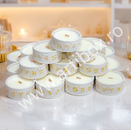 Lumanare in cutie decorativa din ceramica cu model constelatii zodiac [1]