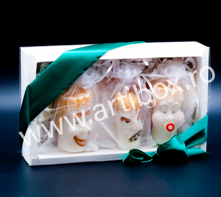 Lumanari ceara de soia - Lumanari decorative haioase din ceara naturala de soia cu suport din marmura