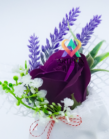 Martisor mini vaza decorativa 6.5x6.5x10 cm - Coffee Time [1]