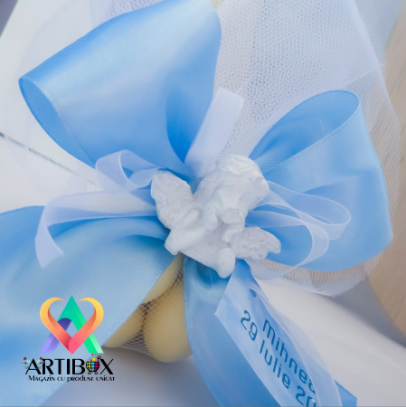 Marturie botez pentru baieti cu ingeras si arahide glazurate [2]