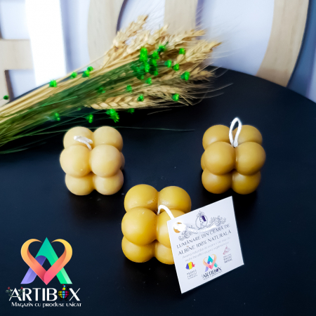 Marturie botez pentru fete - Lumanare Bubble [4]