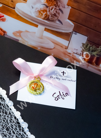 Marturie pentru botez - medalion rotativ [2]