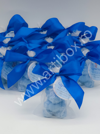 Marturii nunta - Marturii botez - Ursuleti parfumati din ceara naturala de soia