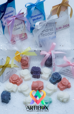 Marturii din sapun - Mini animalute colorate si parfumate [1]