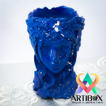 Mini Vaza, Ghiveci Decorativ la moda 7x7x10.5 cm - Lady [7]