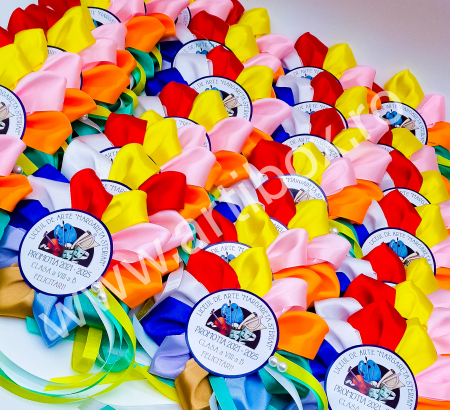 Cocarde personalizate pentru festivitate cresa/gradinita - Model Multicolor [7]