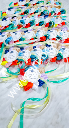 Cocarde personalizate pentru absolvire - Model Multicolor [8]