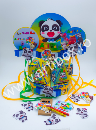 Pachet cutiute tort umplute cu accesorii | Modele personalizate | Toppere si fundite incluse | Disponibile cu teme populare [1]
