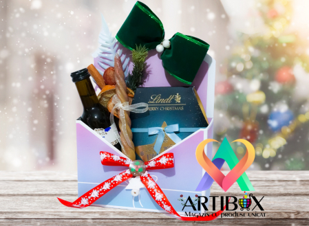 Craciun 2023 - Cutie cadou - Pachet Craciun