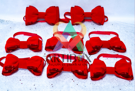 Papion fundita rosu pentru copii [3]