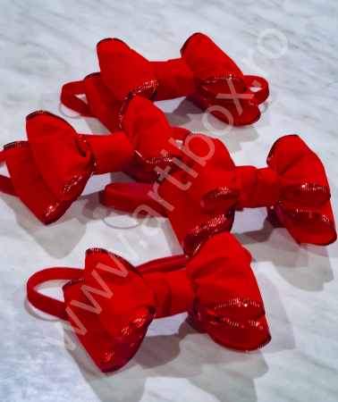 Papion fundita rosu pentru copii [6]