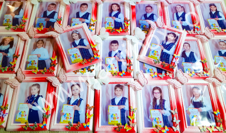 Rama foto cu fluturasi din lemn - Model Mariposa [3]