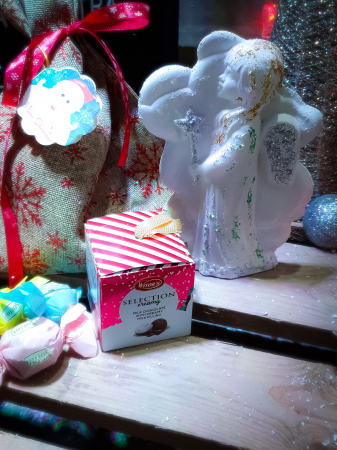 Saculet Cadou de Craciun - Ingeras mare 18 cm [1]