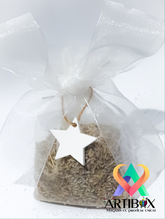 Saculeti cu lavanda parfumanta - Model cu bilute ninse [1]