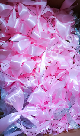 Set 100+1 - Decoratiuni fundite pentru brad, Mix roz si argintiu [2]