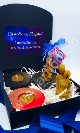 Set cadou unisex 4 lumanari din ceara naturala de albine [1]