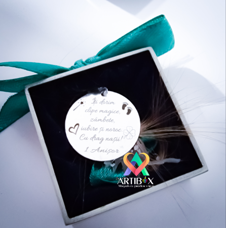 Set Tavita Mot cu banut din argint -  5 piese Tematica Safari Party [1]