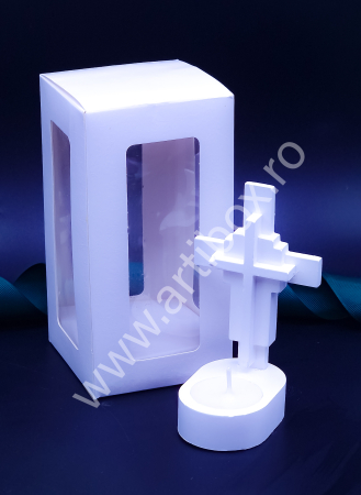 Lumanari ceara de soia - Suport din marmura cu lumanare decorativa - tip candela